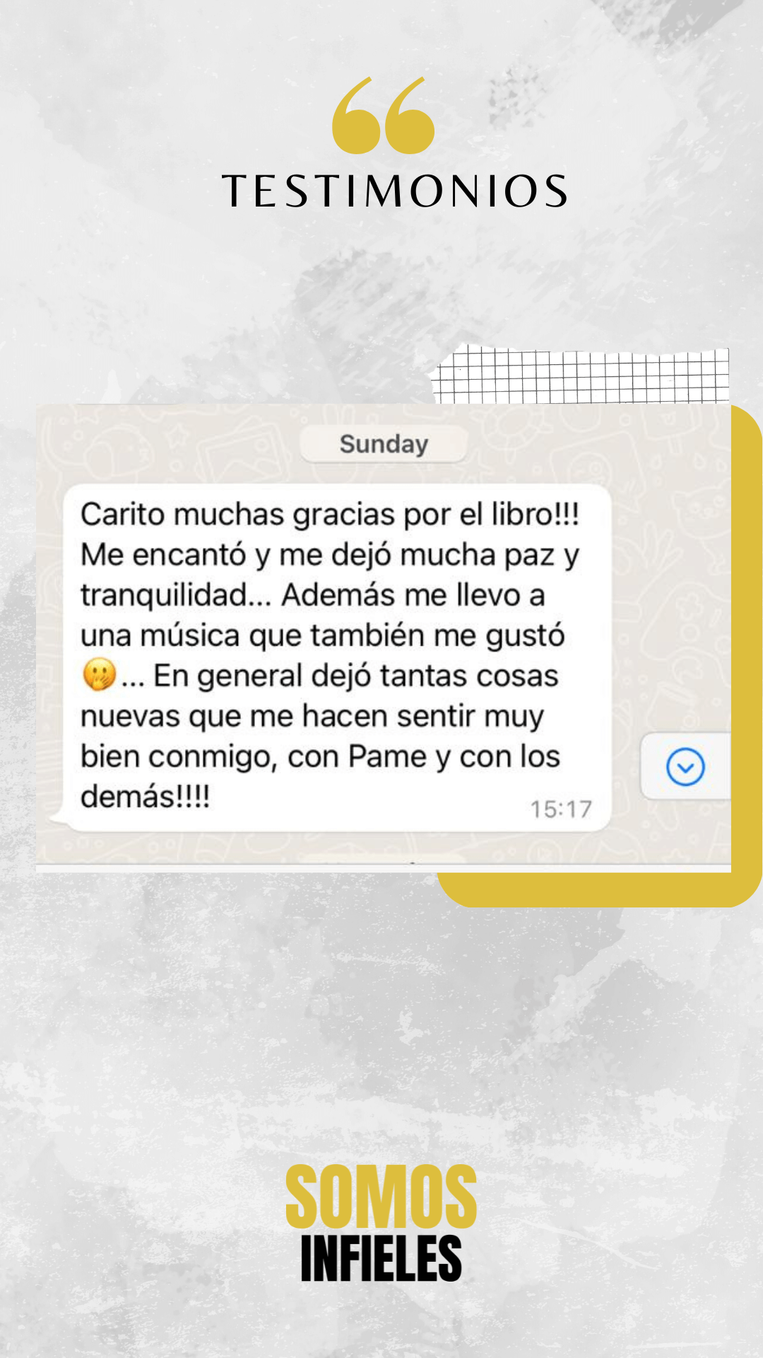 testimonios libro somos infieles Felipe Beltrán Hernández
