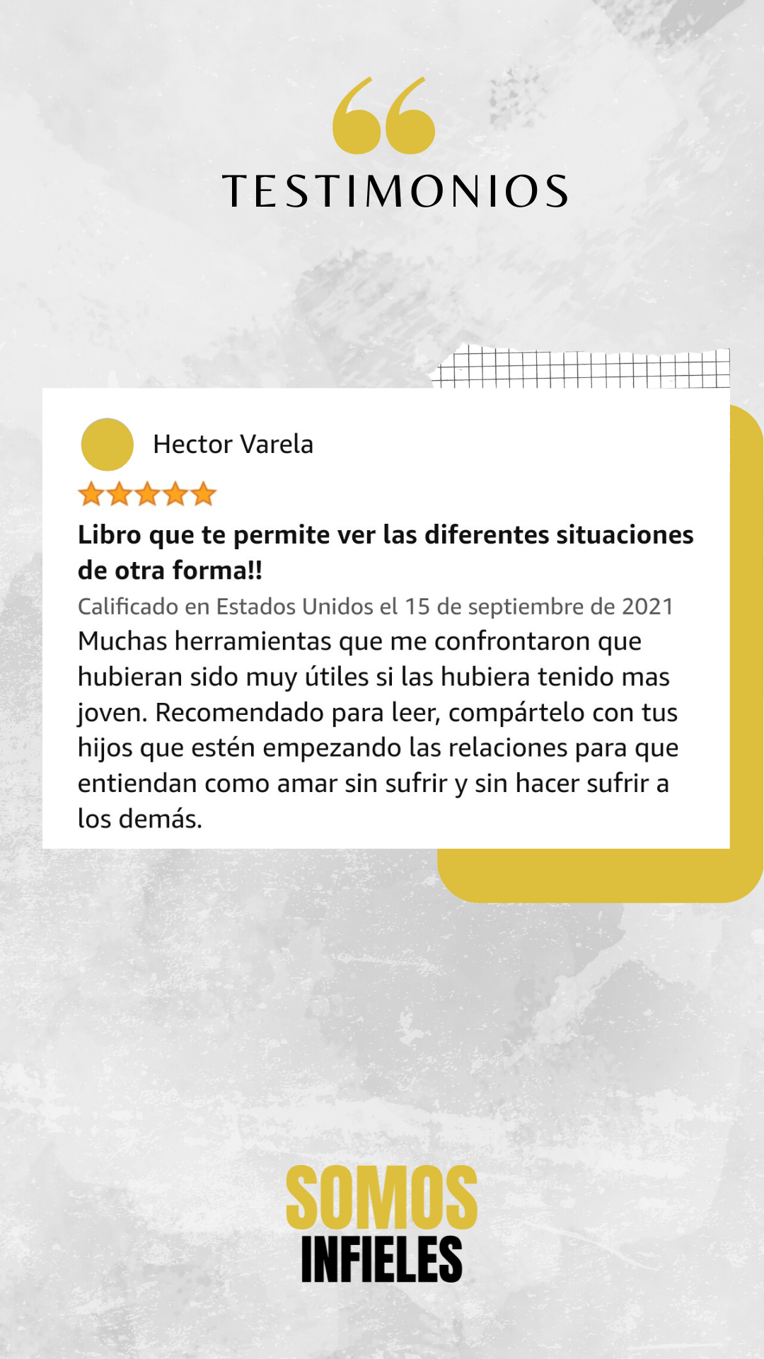 testimonios libro somos infieles Felipe Beltrán Hernández